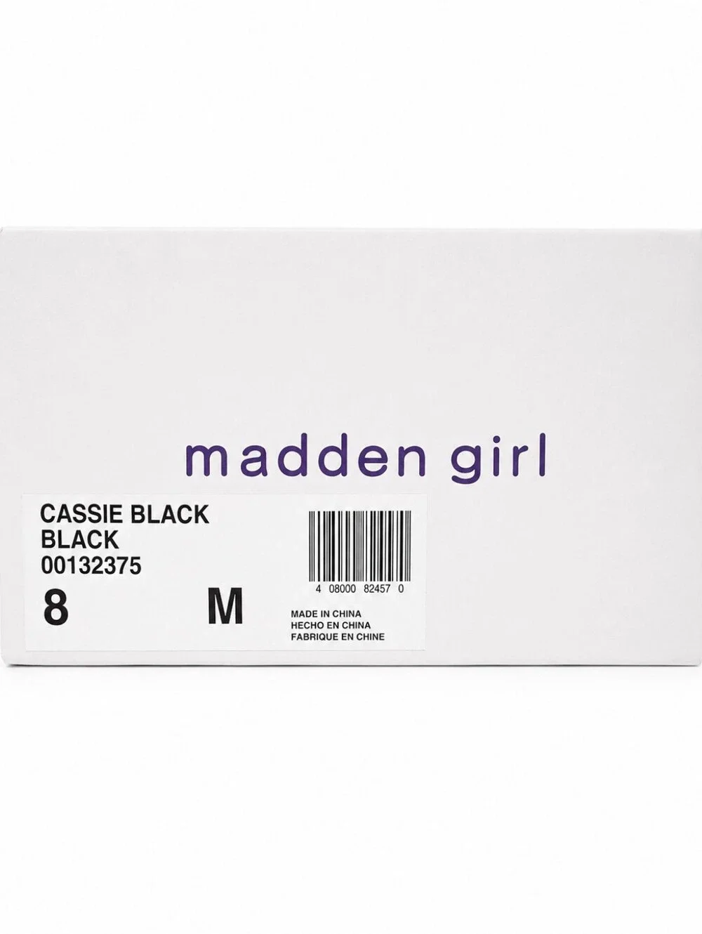 Madden Girl Cassie Black Espadrille Platform Sandals Size 8 New In Box